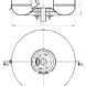 Der Radmuldentank Hit mit Innenliegende Armatur (W) 30° - Abbildung